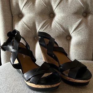 Leather wedges